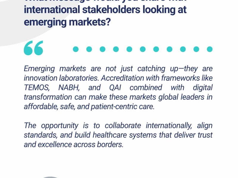 Interview on Healthcare Quality in Emerging Markets – Temos Academy (2025)
